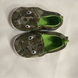 Kids Camouflage Slip-On Shoes